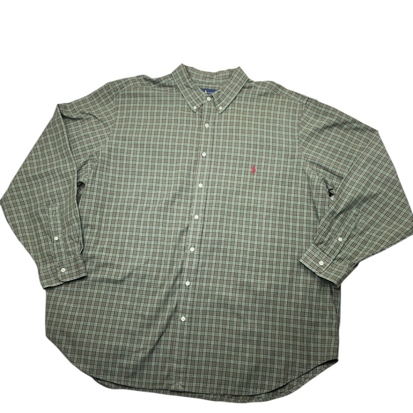 Ralph Lauren Checkered Button Down Shirt - Picture 1 of 10
